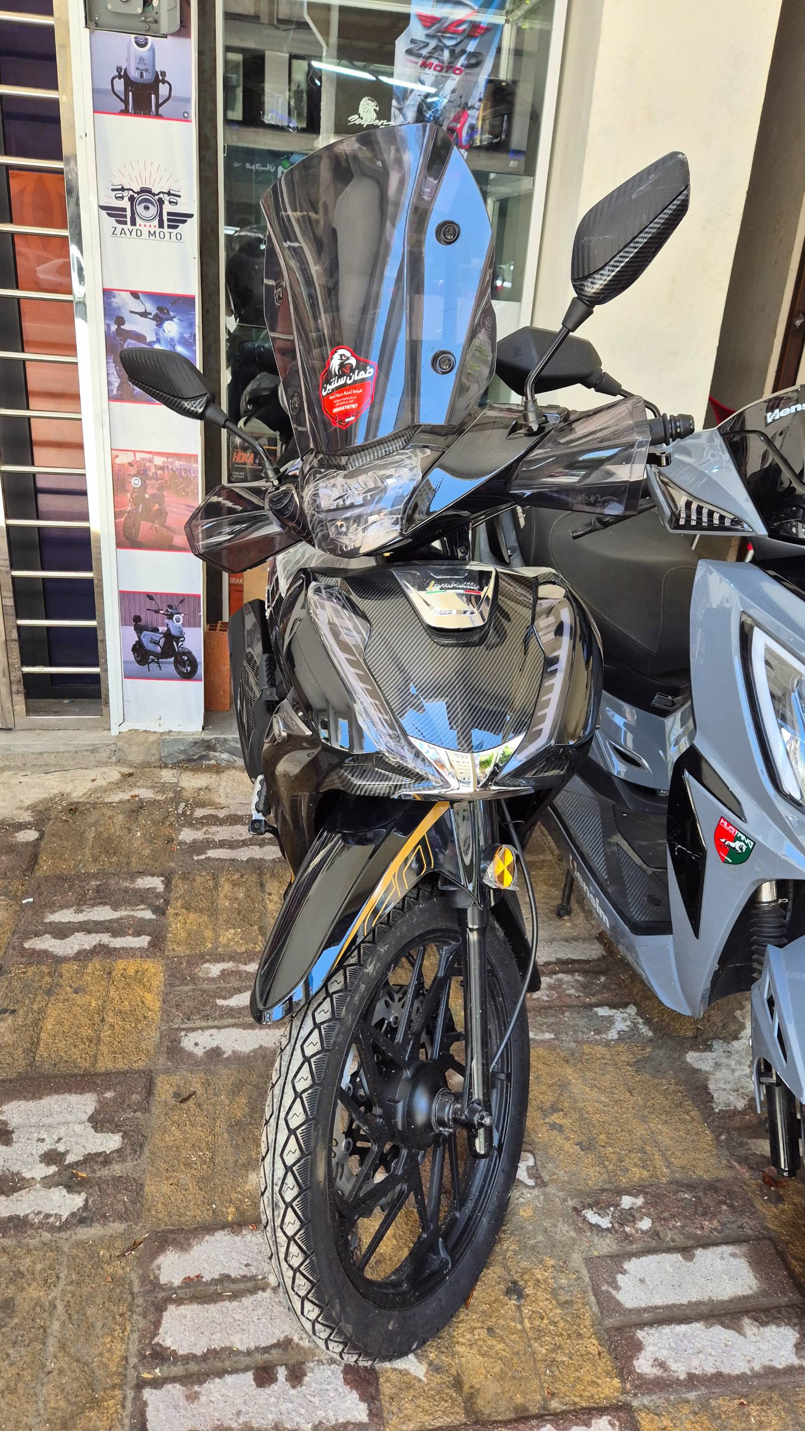 Hensim Mustang ST50 — Gris — Zayd Moto Tanger